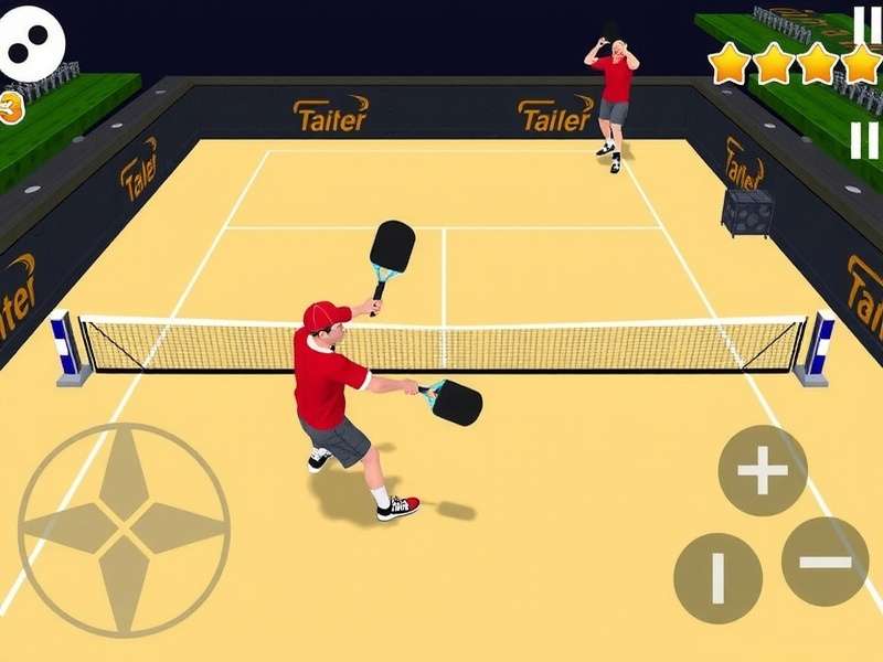 Intense table tennis action in Elite Paddle Masters Elite Paddle Masters Gameplay